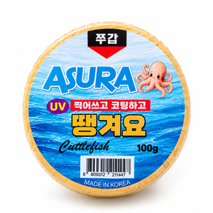 중앙어수라 쭈갑 땡겨요 UV 겔타입 집어제  100g 쭈꾸미 갑오징어 무늬오징어 두족류 전용먹이집어제