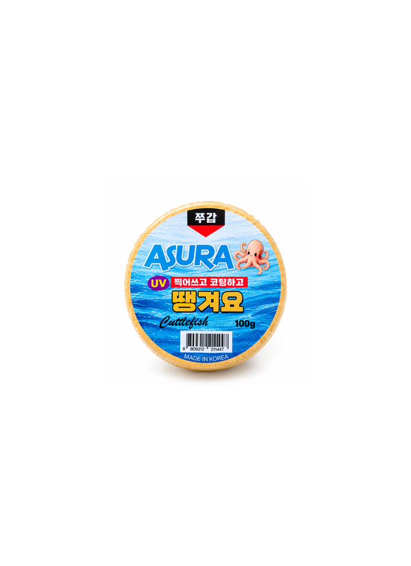 중앙어수라 쭈갑 땡겨요 UV 겔타입 집어제  100g 쭈꾸미 갑오징어 무늬오징어 두족류 전용먹이집어제